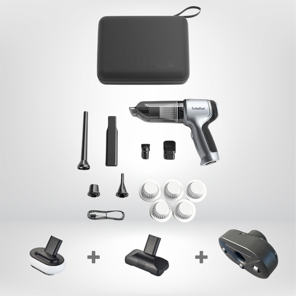 TurboDust Handstaubsauger mit Akku für Unterwegs