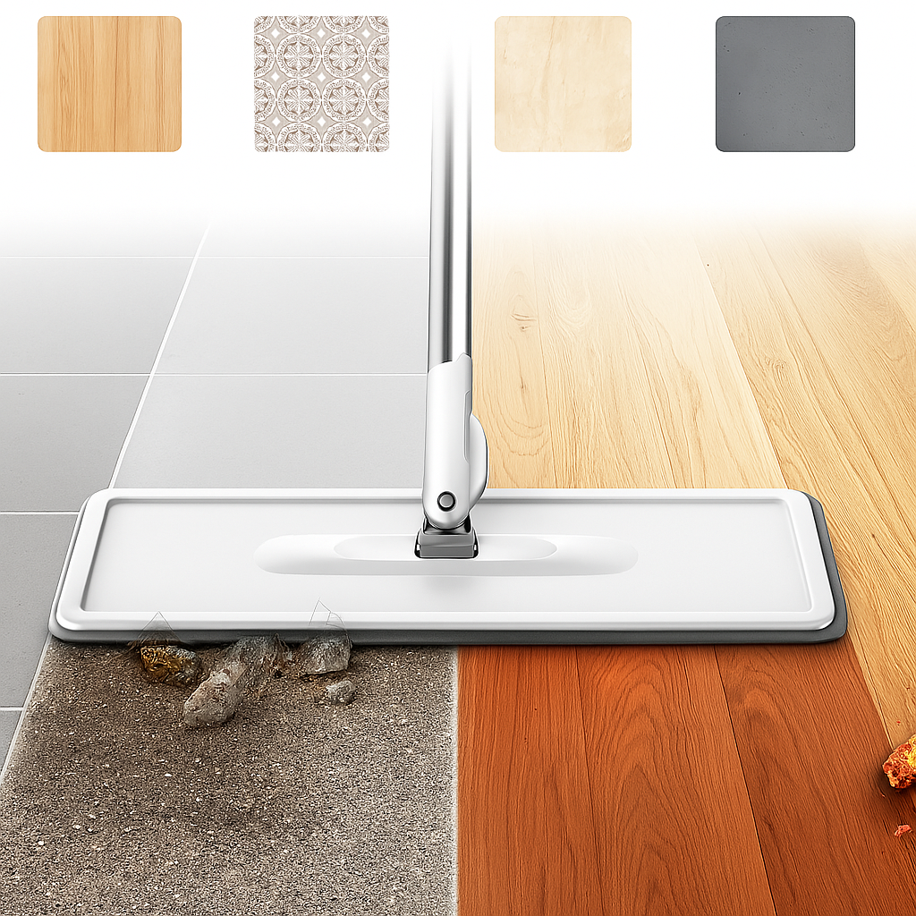 Mikrofaser-Mopp mit Eimer